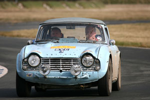 After the forest, hence mud, on Jurby Race Circuit