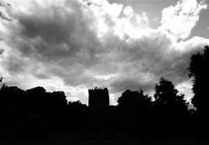 Dramatic Sky over Blarney castle