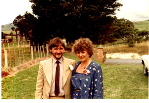 Sue and I, in NZ 1979