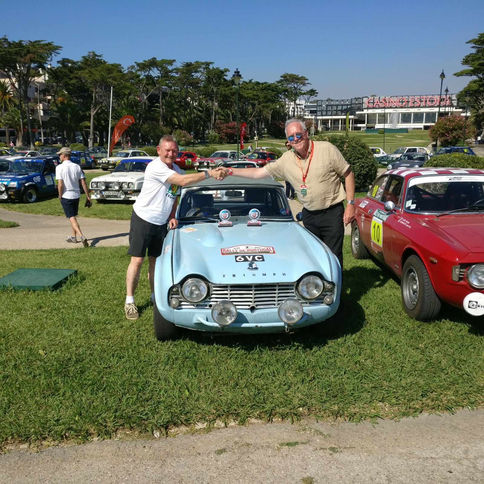 Neil Revington and Bernard Northmore Celebrate 1st in class Neil Revington and Bernard Northmore Celebrate 1st in class