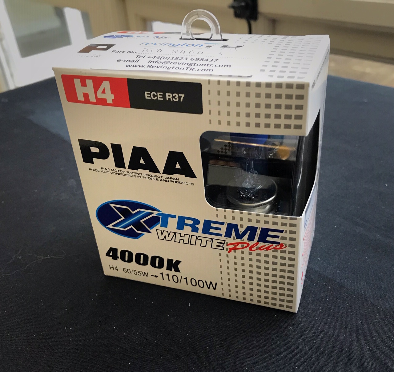 PIAA H7 Extreme White Plus halogeen lampen bulbs set 