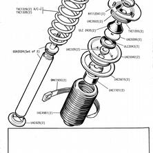 SUSPENSION - Front Cartridge Strut and Springs