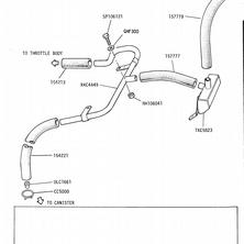 EMISSION - Breather Rail and Condensate Breather (P/I Engine)