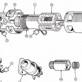 ELECTRICAL EQUIPMENT: Starter Motor and Solenoid Switch