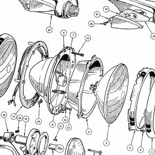 ELECTRICAL EQUIPMENT: Head and Side Lamps