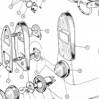 ELECTRICAL EQUIPMENT: Rear and Number Plate Lamps