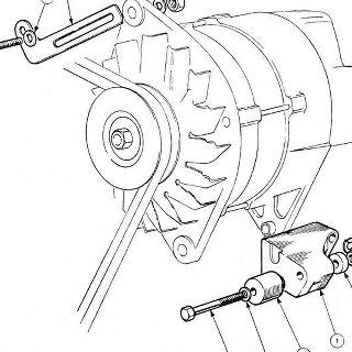 ENGINE: Alternator Mounting