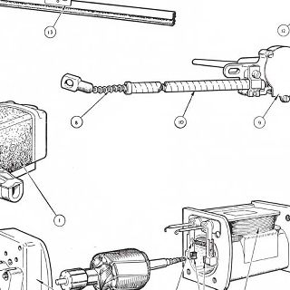 ELECTRICAL EQUIPMENT: WINDSCREEN WIPER ASSEMBLY. Windscreen washers are in accessories, plate AV No.275 on