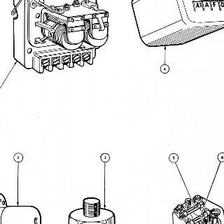 ELECTRICAL EQUIPMENT: DIP AND STOP LAMP SWITCHES, CONTROL AND FUSE BOXES, MAIN HARNESS AND LEADS.