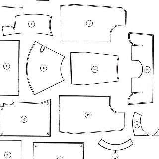 BODY AND FITTINGS: CARPETS, SILL FINISHERS AND SEATS. Seats whilst not illustrated are listed here. details from AQ28.
Seat runners are listed from AQ121