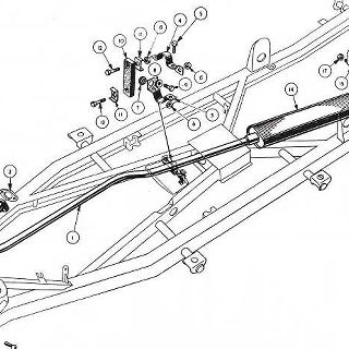 EXHAUST SYSTEM, RADIATOR AND MISCELLANEOUS CHASSIS DETAILS.