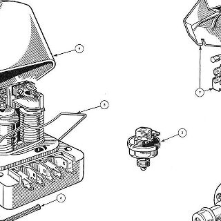 ELECTRICAL EQUIPMENT: DIP AND STOP LAMP SWITCHES, CONTROL AND FUSE BOXES, MAIN HARNESS AND LEADS.