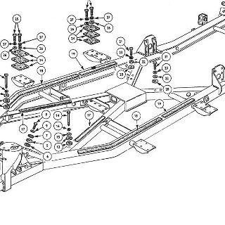 BODY AND FITTINGS: BODY COMPLETE AND BODY MOUNTINGS.