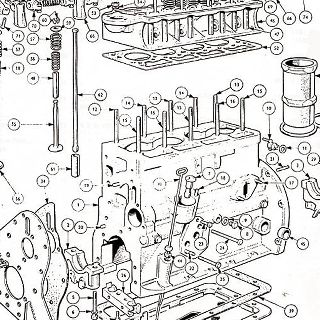 83 m.m. and 86 m.m. ENGINE: BLOCK AND HEAD