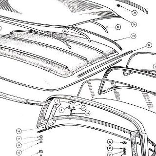 BODY AND FITTINGS: DETACHABLE BACKLIGHT AND ROOF ASSEMBLY.