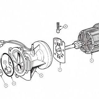 ELECTRICAL EQUIPMENT: FUEL PUMP AND MOTOR ASSEMBLY