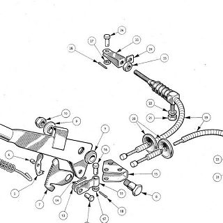 HANDBRAKE Handbrake Assembly, Compensator Link, Compensator Sector, Handbrake Cable Assembly