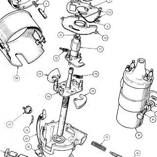 ELECTRICAL EQUIPMENT: Distributor and Coil