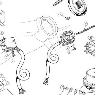 ELECTRICAL EQUIPMENT: Horn and Head Controls Horn, Horn Push Assembly, Flasher Unit, Hazard Flasher Unit, Hazard System Relay, Flasher Switch, Off/Side/Head and Hedlamp Flasher Switch