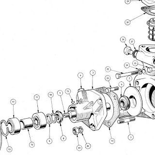 ENGINE (Petrol Injection Model): Water Pump and Thermostat Water Pump Details, Thermostat Unit, Temperature Transmitter