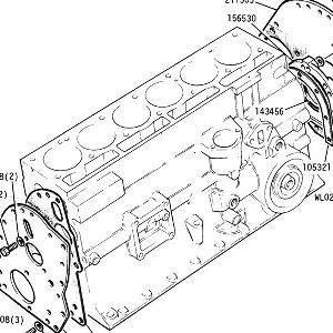 ENGINE (CARB MODELS) End Plates, Rear Oil Seal