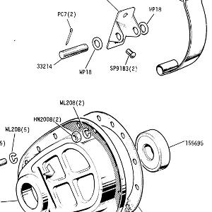 ENGINE (CARB MODELS) Timing Cover Details, Seal and Tensioner