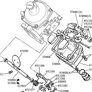 CARBURETTORS Throttle Spindle and Float Chamber Details