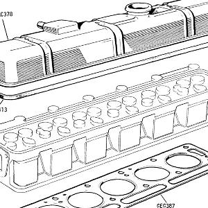 ENGINE (P.I. MODELS) Rocker Cover & Gasket, Cylinder Head Gasket