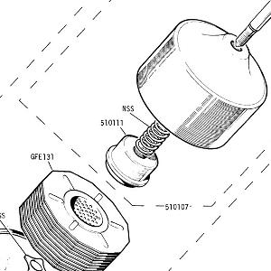 ENGINE (P.I. MODELS) Oil Filter and Housing