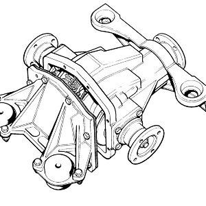 REAR AXLE Center Assy.