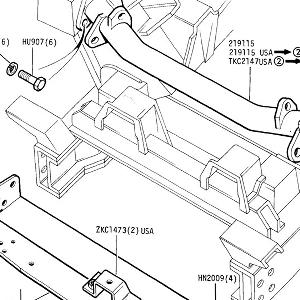 CHASSIS Cross Tube and Radiator Protection Shield