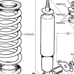 FRONT SUSPENSION Damper and Road Spring