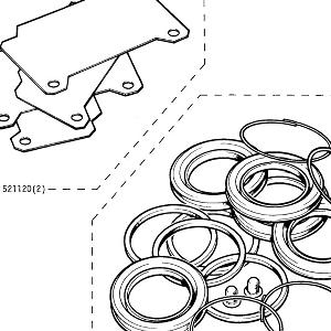 BRAKES Caliper repair kit & anti squeel shims