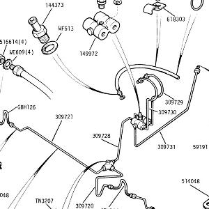 BRAKE PIPES LEFT HAND DRIVE Front LHD