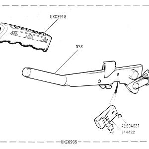 HANDBRAKE ASSEMBLY CF50001 on