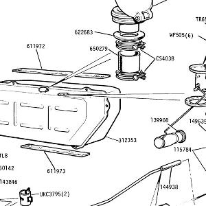 FUEL TANK fuel gauge sender unit, filler cap & feed pipe