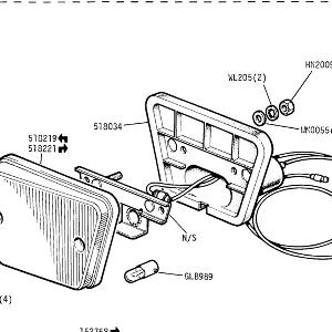 ELECTRICAL EQUIPMENT Front wing Flasher Repeater Lamp