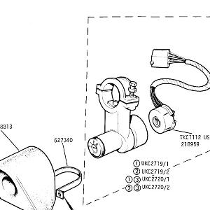 IGNITION SWITCH AND LOCK Steering Column Lock & shroud, Ignition Switch and Wiring