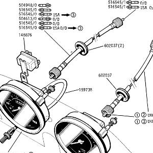 ELECTRICAL EQUIPMENT Speedometer, Revcounter & their Cables, Voltage Stabiliser