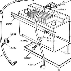 BATTERY and CABLES Battery, Cables and Fixings