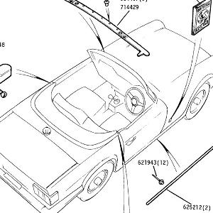 BODY AND FITTINGS Mouldings and wing badges