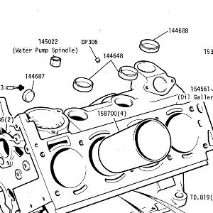 ENGINE - Cylinder Liners, Drain Plug, Lifting Eye