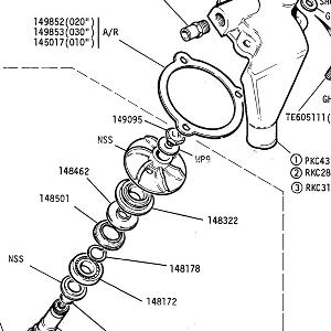 ENGINE - Water Pump Kit and Cover