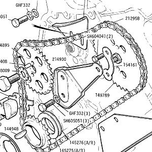 ENGINE - Timing Chain, Chainwheels