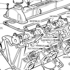 ENGINE - Camshaft Cover, Cylinder Head Gasket