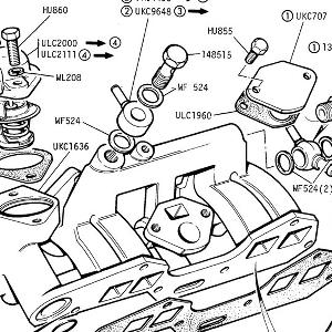 ENGINE - Inlet Manifold, Thermostat (CARB ENGINE - AUS/CDN/EUROPE)