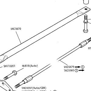 ENGINE - Engine Restraint Cable and Tie Rod