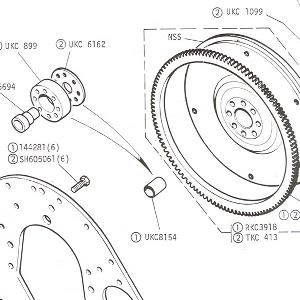 CLUTCH - Rear Engine Plate, Flywheel, Driveplate