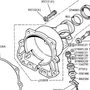 AUTOMATIC GEARBOX - Rear Housing, Oil Seal, Speedo Driven Gear