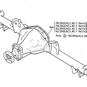 REAR AXLE - Axle Unit (All Manual Gearbox Vehicles) Also Automatic Gearbox Vehicles from VIN402027